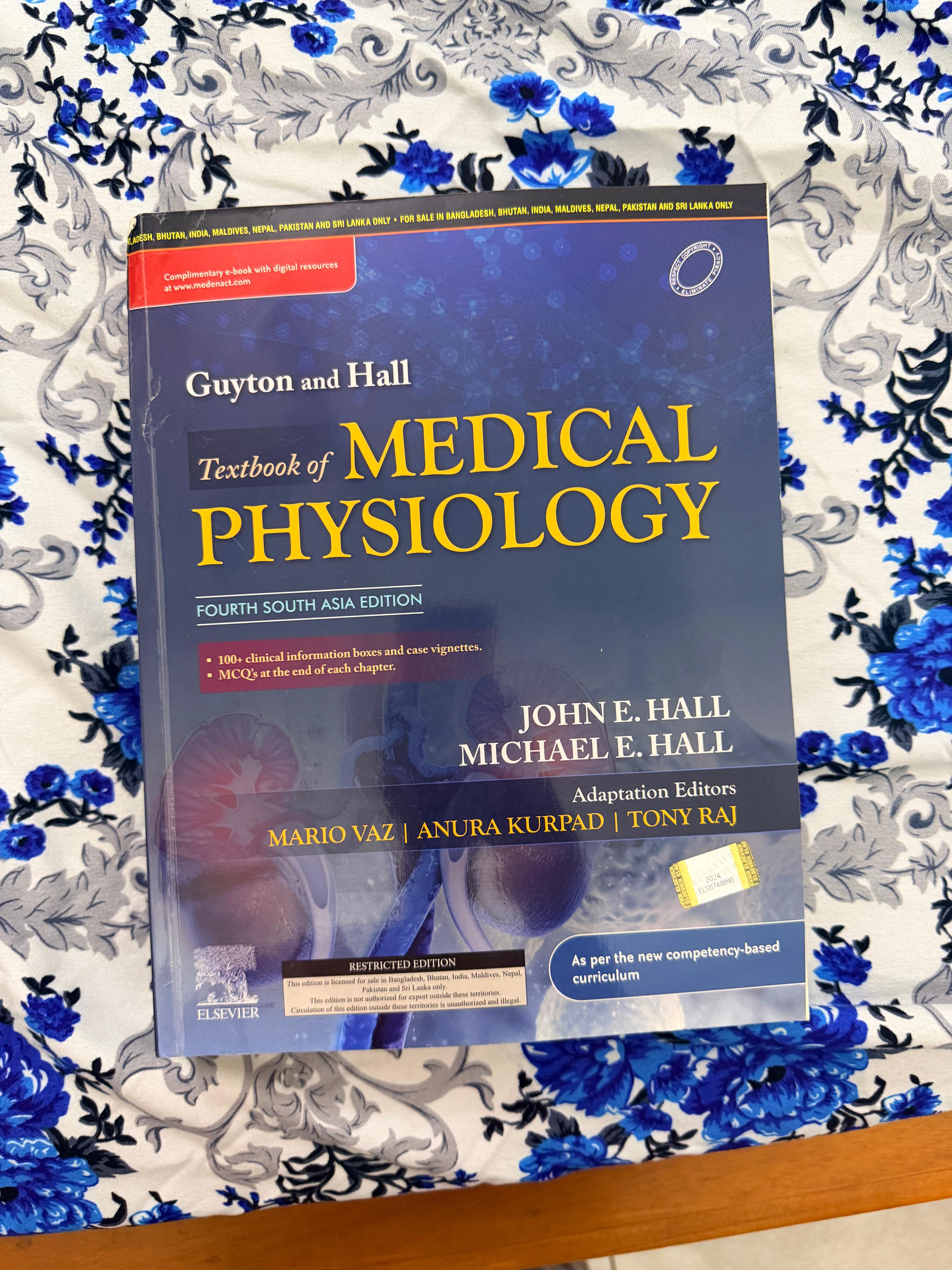 Guyton and Hall textbook of Medical physiology
