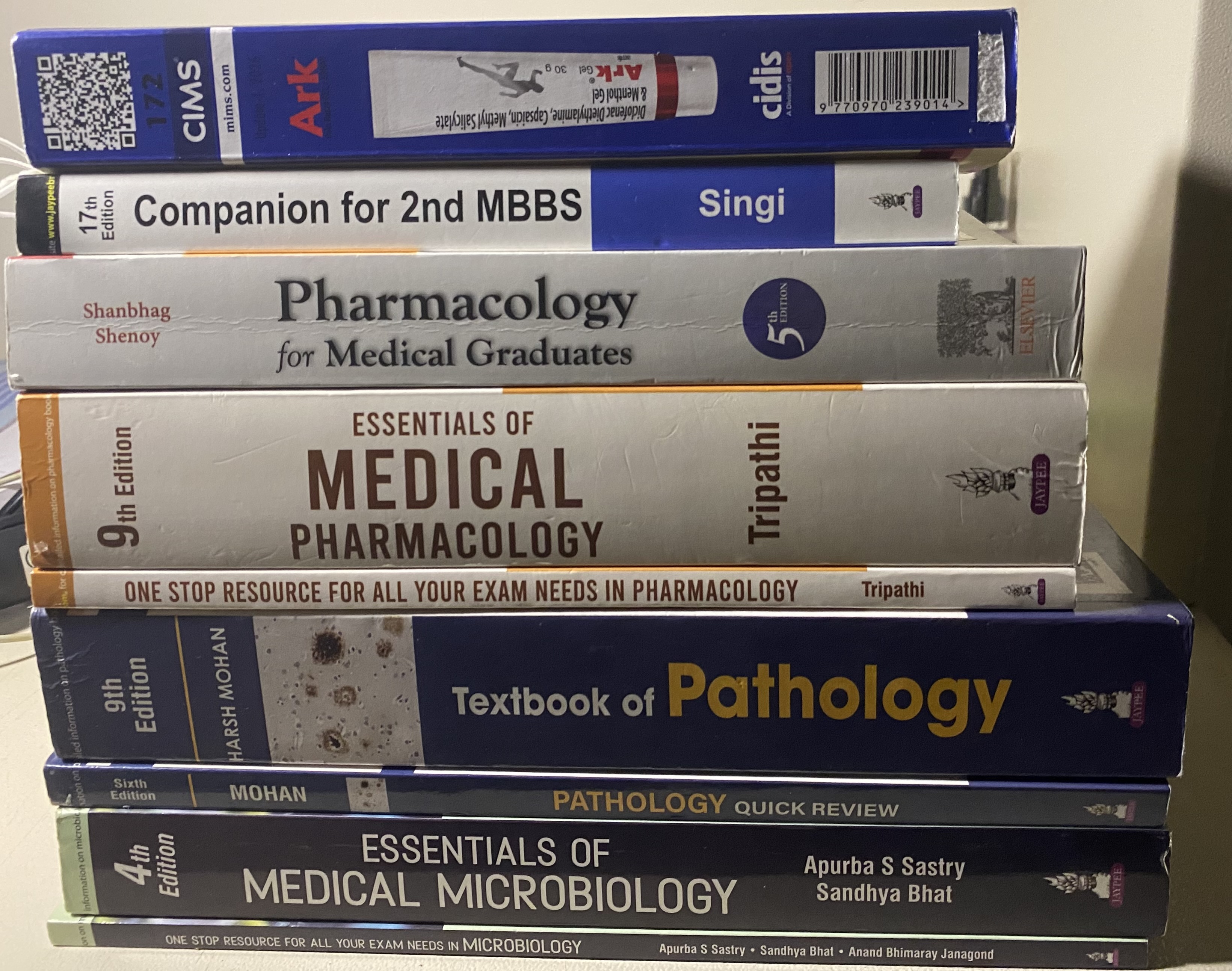 2nd year MBBS books bundle