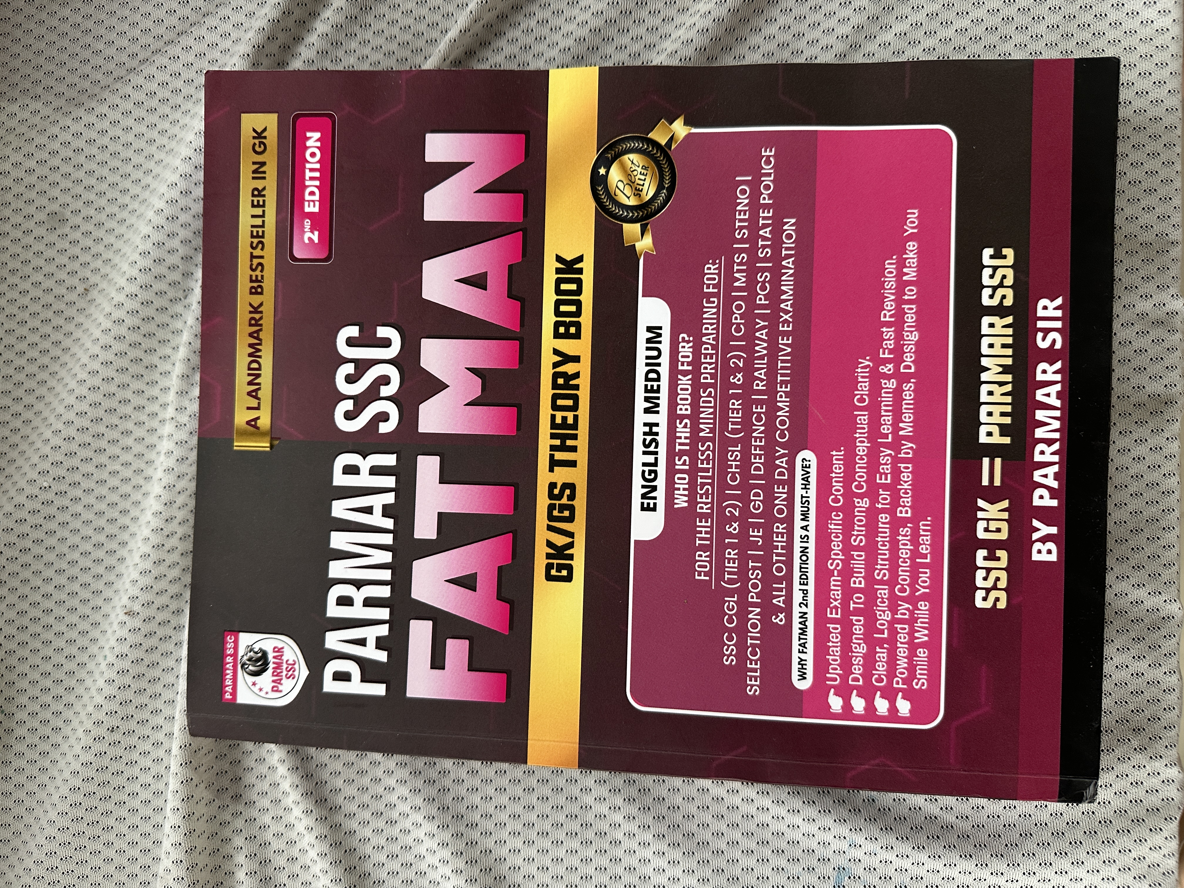 Parmar SSC Fatman GK/GS Theory Book (2nd edition)