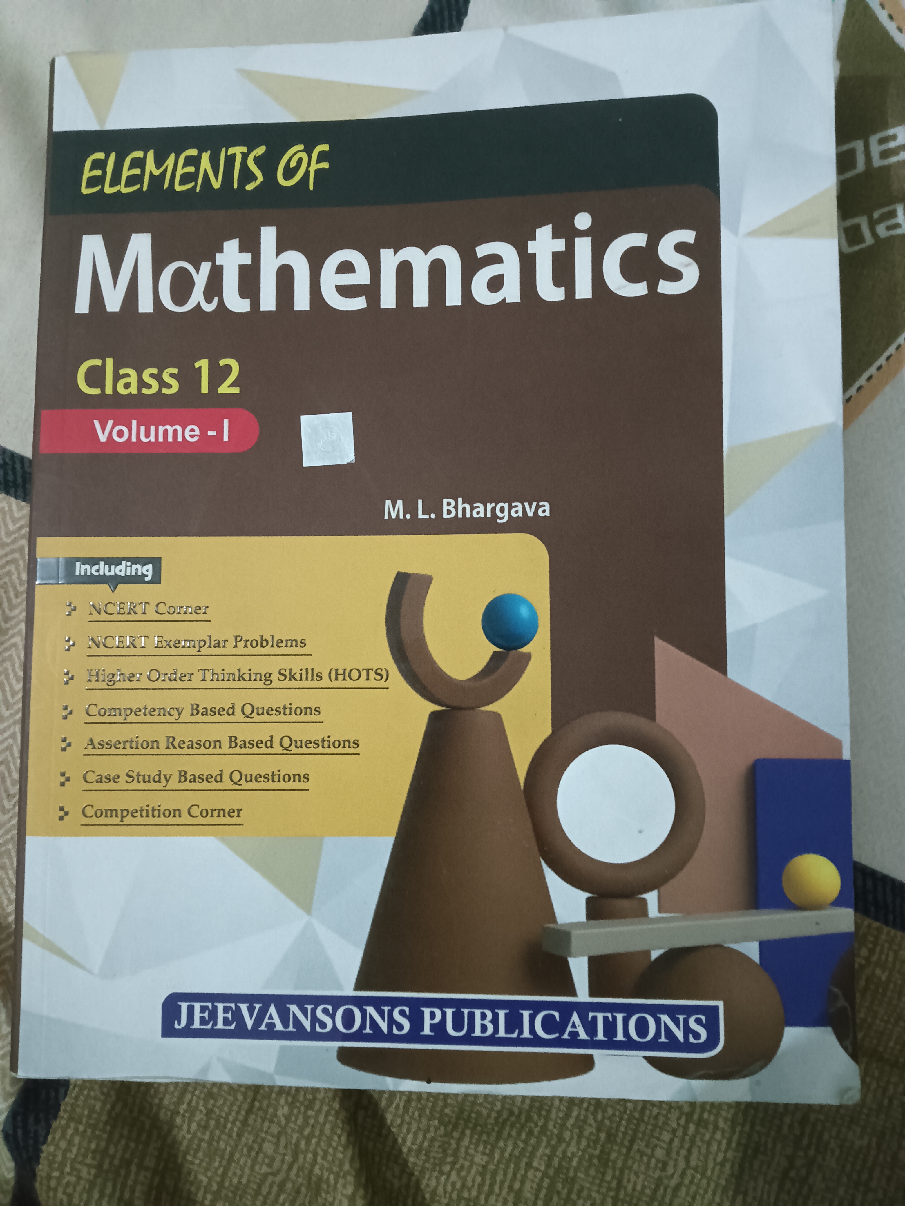 Elements of mathematics class 12