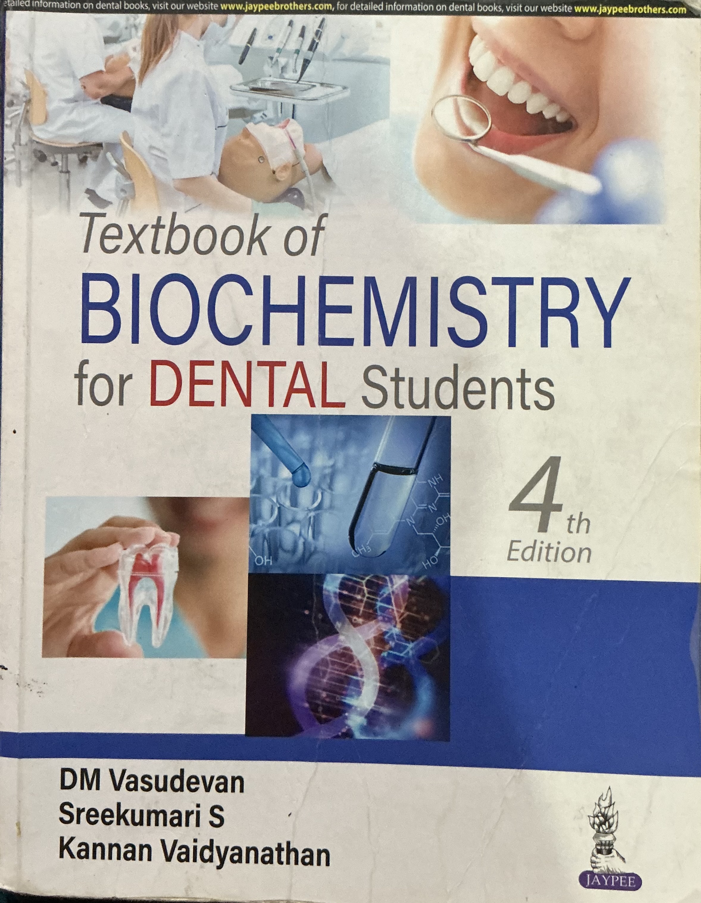 Textbook of Biochemistry for Dental Students