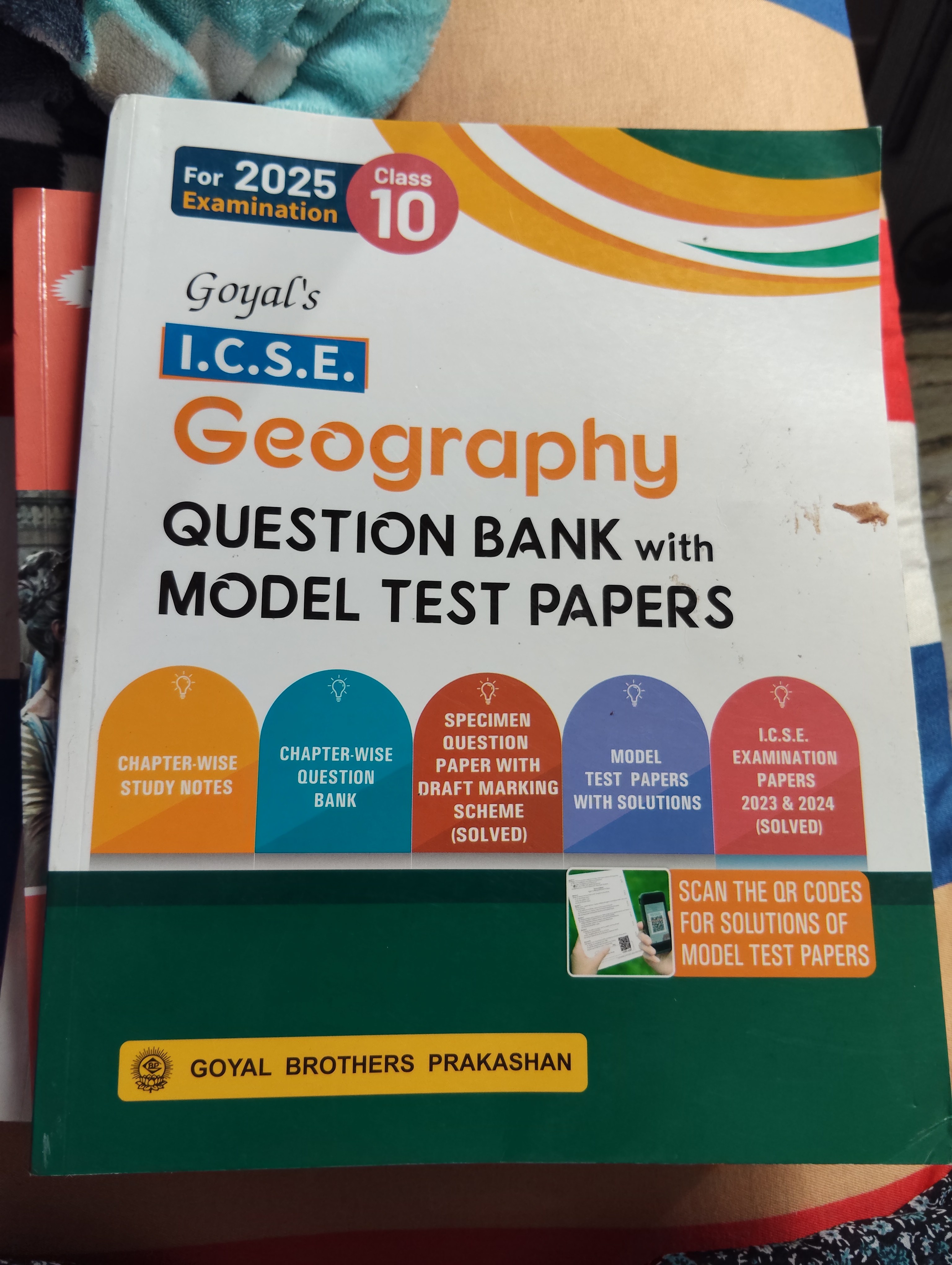 ICSE Geography class 10th question bank with model test papers