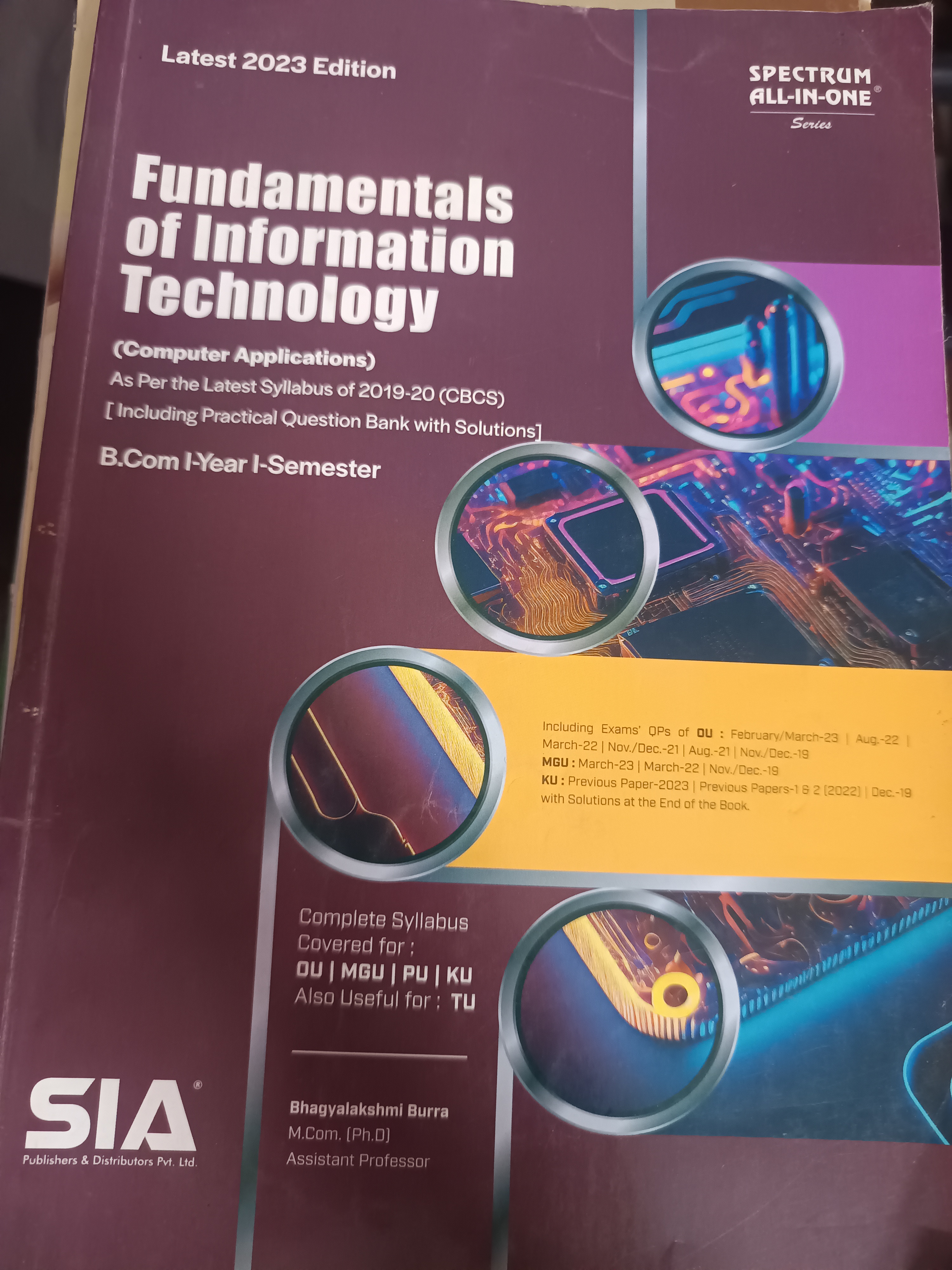 Fundamentals of Information Technology Degree 1 year 1 sem