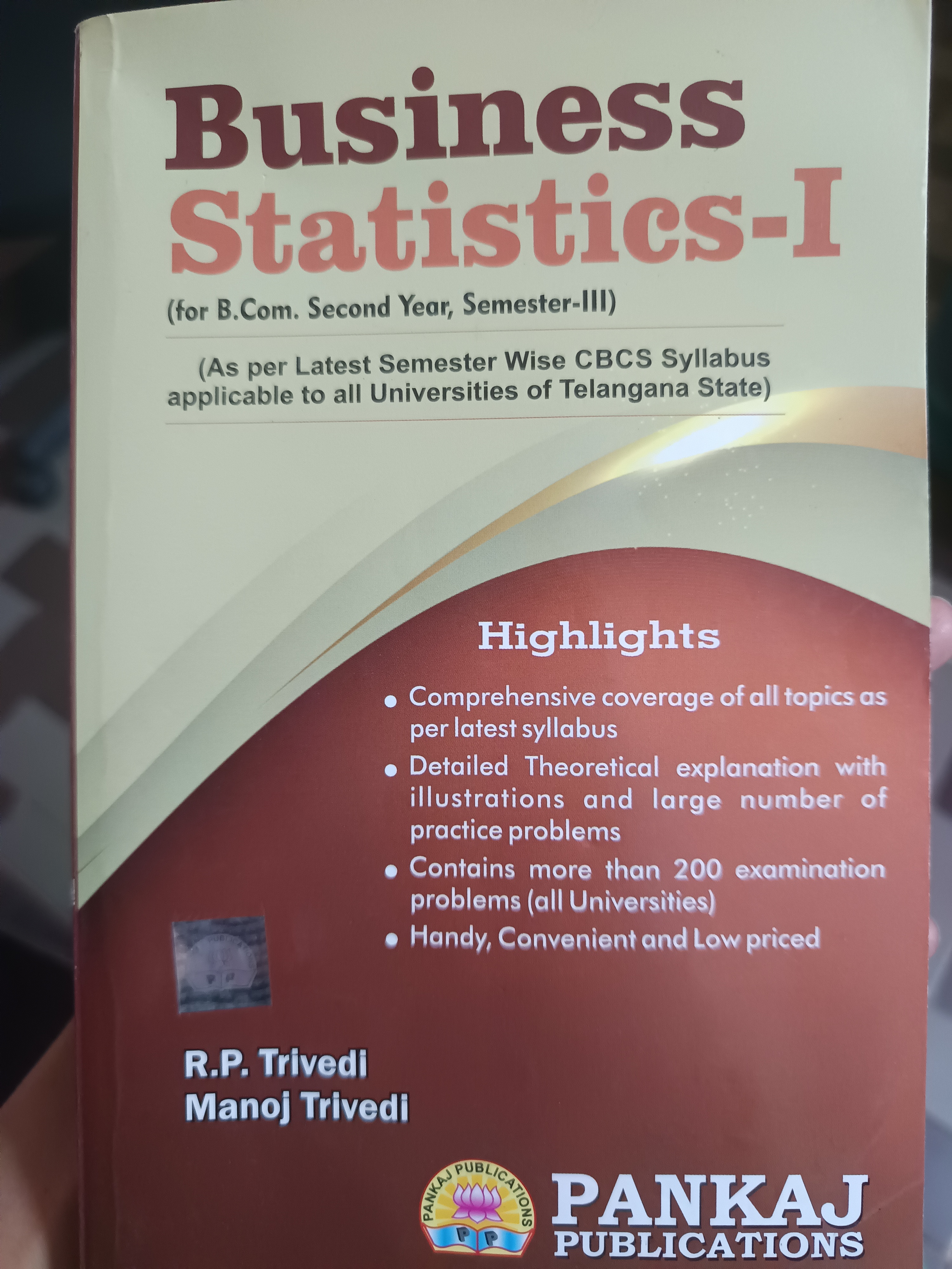 Business Statistics 1 B.com computer 2 year 3 sem