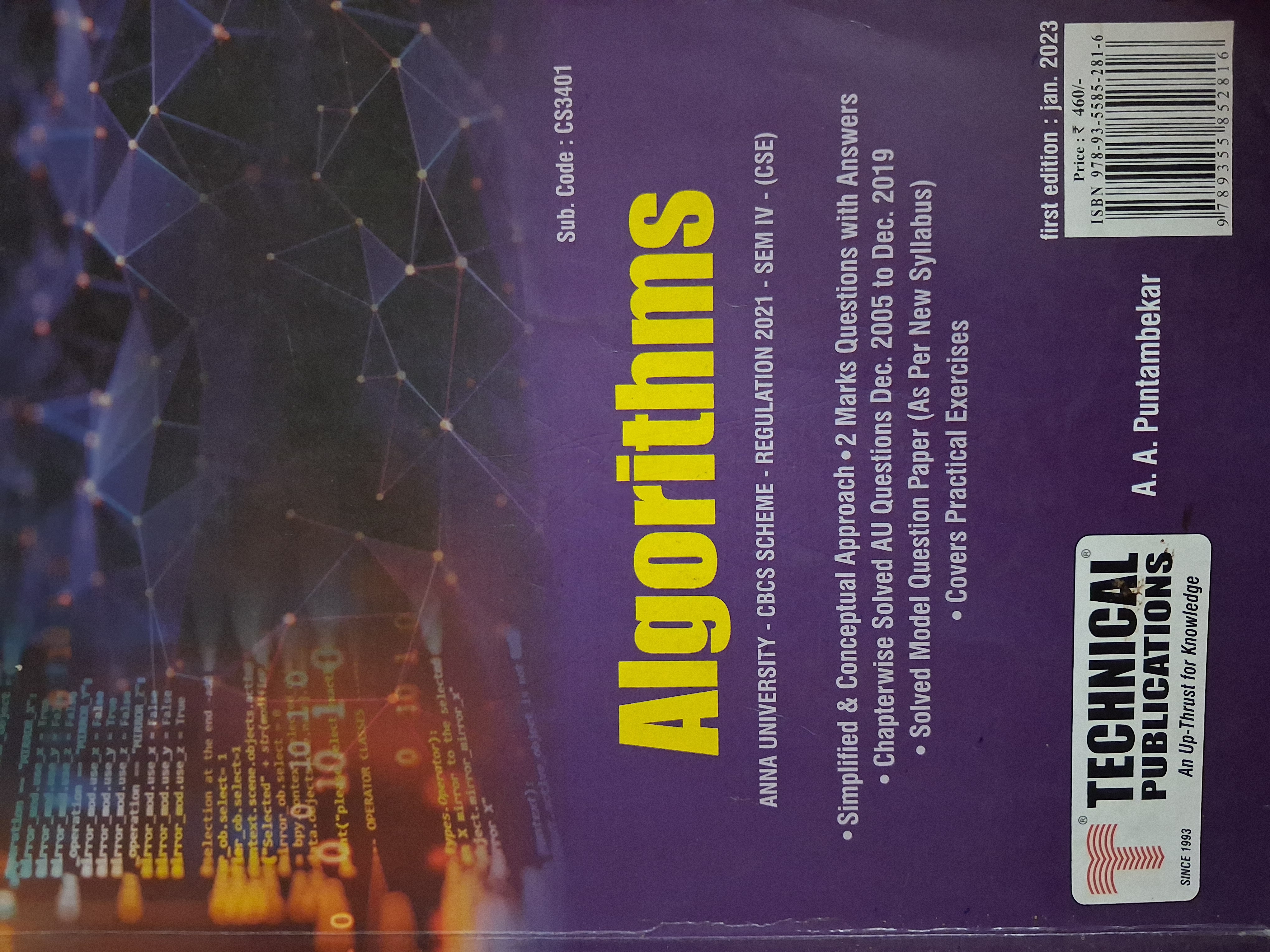 Algorithms (CS3401)