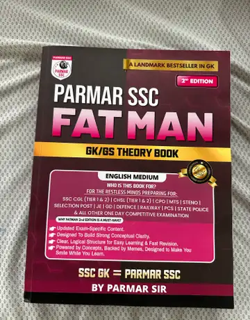 Parmar SSC Fatman GK/GS Theory Book (2nd edition)