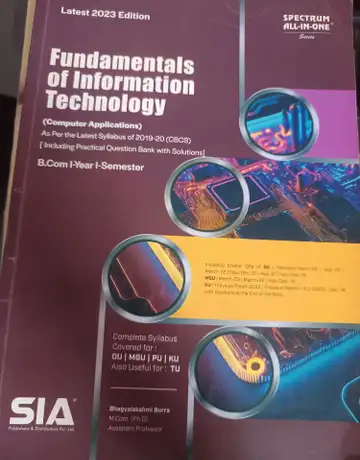 Fundamentals of Information Technology Degree 1 year 1 sem