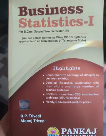 Business Statistics 1 B.com computer 2 year 3 sem